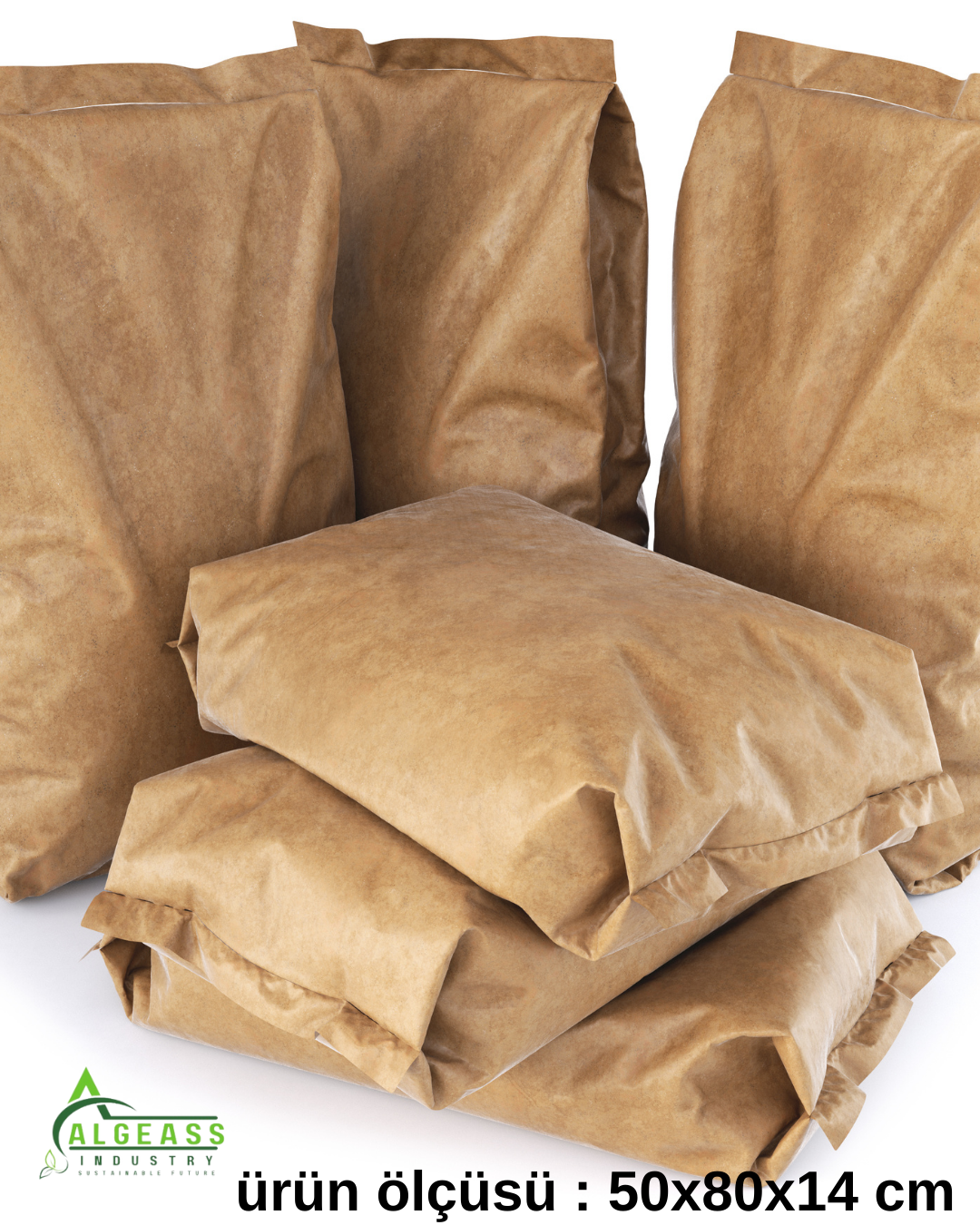 JUMBO KRAFT BROWN - INDUSTRIAL BAG 50X80X14-  50 adet 